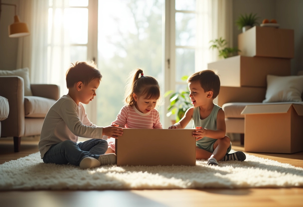 enfants  maison