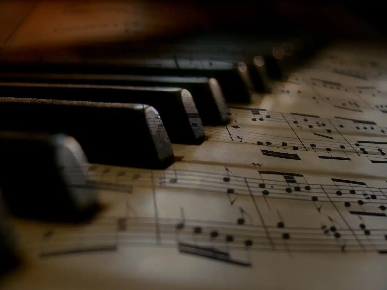piano et partition